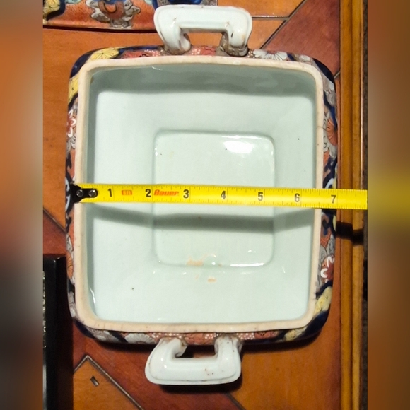 Japanese Imari Porcelain Ceramic Tureen Edo 19th Century - Picture 9 of 12